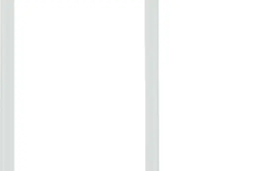 BERKER 13202109 Designrahmen für ELCOM.TOUCH Video, rund | glas polarweiß