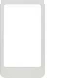 BERKER 13202184 Designrahmen für ELCOM.TOUCH Video, rund | aluminium eloxiert