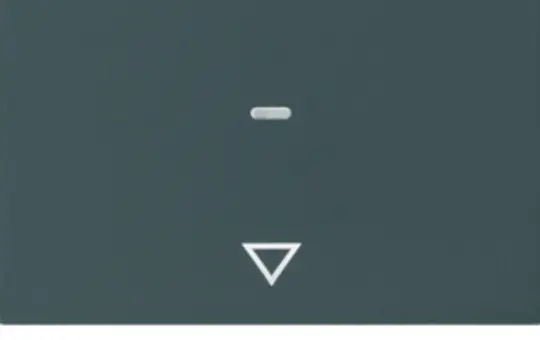 BERKER 80961275 Abdeckung für Tastsensor K.1/K.5 1-fach, Pfeile | anthrazit matt