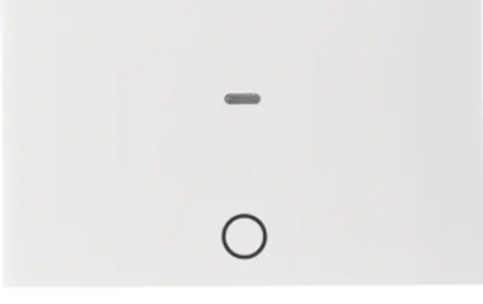 BERKER 80962279 Abdeckung für Tastsensor K.1/K.5 1-fach, IO | polarweiß glänzend