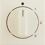 BERKER 1096898200 Abdeckung mit Drehschalter S.1/B.3/B.7 3-Stufen, mit Nullstellung | weiß glänzend