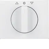 BERKER 1077710900 Jalousie-Drehschalterabdeckung K.1/K.5 Standard | polarweiß glänzend