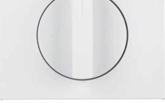 BERKER 1077710900 Jalousie-Drehschalterabdeckung K.1/K.5 Standard | polarweiß glänzend