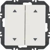 BERKER 24126289 EnOcean-Tastsensor Q.1/Q.3 2-fach, Pfeile | polarweiß samt