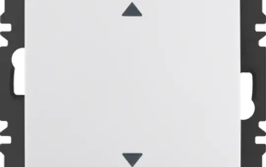 BERKER 24118209 EnOcean-Tastsensor S.1/B.3/B.7 1-fach, Pfeile | polarweiß matt