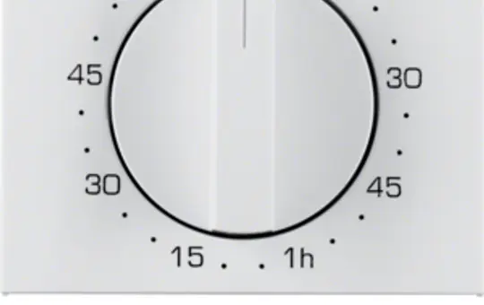 BERKER 16357109 Zeitschaltuhrabdeckung K.1/K.5 120 Minuten | polarweiß glänzend