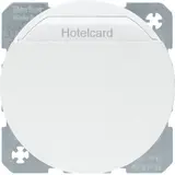 BERKER 16402089 Relais-Schalter für Hotelcard R.1/R.3 mit Aufdruck | polarweiß glänzend