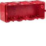 BERKER 18720030 Einbaudose UP-Montage R.8 3-fach | rot