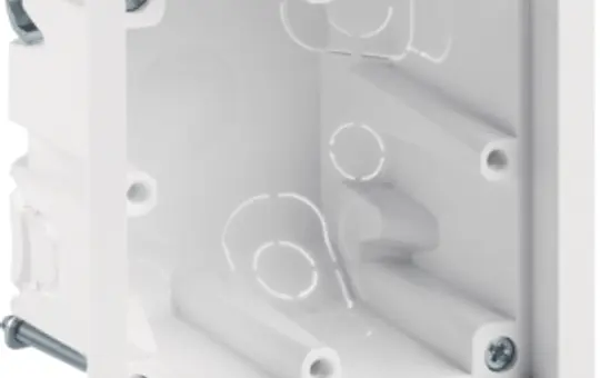 BERKER 18721010 Einbaudose Hohlwandmontage R.8 1-fach | hellgrau