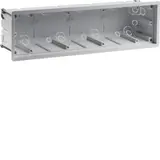 BERKER 18721040 Einbaudose Hohlwandmontage R.8 4-fach | hellgrau
