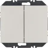 BERKER 24127104 EnOcean-Tastsensor K.1/K.5 2-fach | edelstahl