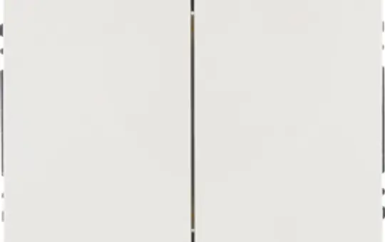 BERKER 24127109 EnOcean-Tastsensor K.1/K.5 2-fach | polarweiß glänzend