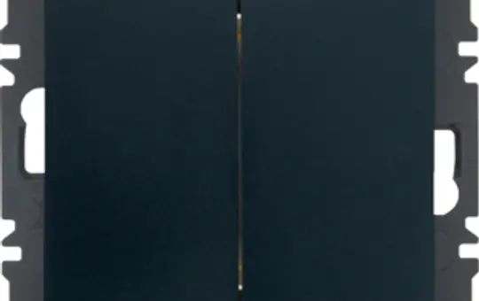 BERKER 24121636 Friends of Hue-Tastsensor S.1/B.3/B.7 2-fach | anthrazit samt