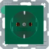 BERKER 41438913 EDV-Steckdose S.1/B.3/B.7 Schraubklemmen | grün glänzend