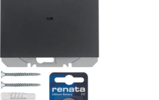 BERKER 85655275 KNX-RF-Wandsender flach K.1/K.5 1-fach | anthrazit matt