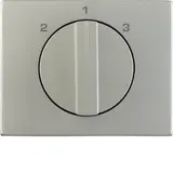 BERKER 1088710400 Abdeckung mit Drehschalter K.1/K.5 3-Stufen | edelstahl