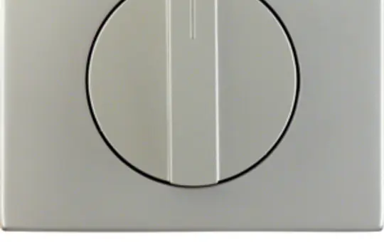 BERKER 1088710400 Abdeckung mit Drehschalter K.1/K.5 3-Stufen | edelstahl