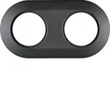 BERKER MAN0100317 Rahmen 1930 softtouch 2-fach | schwarz