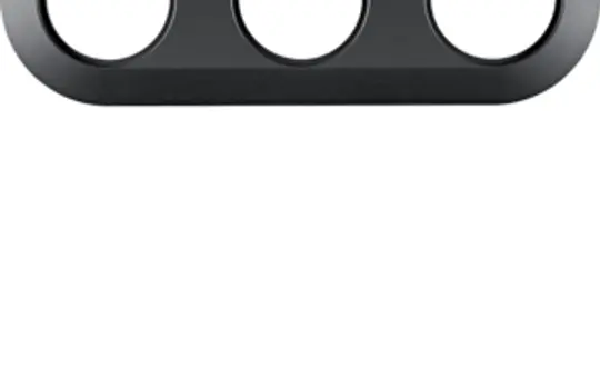 BERKER MAN0100417 Rahmen 1930 softtouch 3-fach | schwarz