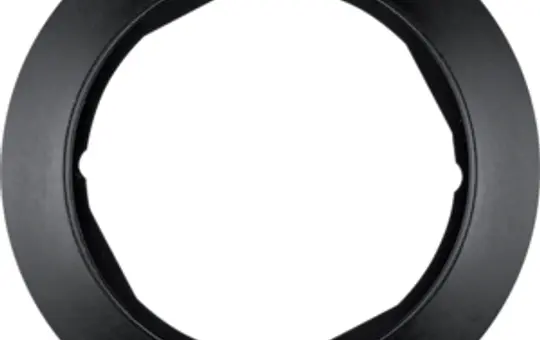 BERKER MAN0100517 Rahmen 1930 softtouch 1-fach, für Zentralstück Ø 58 mm | schwarz