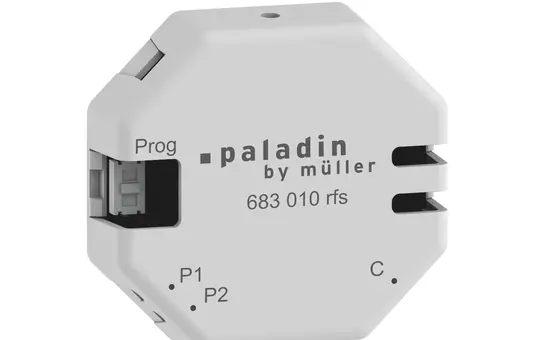 MÜLLER 683 010 rfs KNX-RF-Tasterschnittstelle Paladin 2-fach