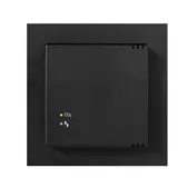 MÜLLER GS 47.11 knx ts KNX-Luftgüteregler CO2/rH-Ampel | tiefschwarz | 55x55 mm