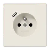JUNG LS1520F-18C internationale Steckdose LS FR/BE, USB-C, 16 A | weiß