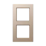 JUNG A5582BFCH Abdeckrahmen A 550 2-fach | champagner