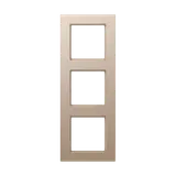 JUNG A5583BFCH Abdeckrahmen A 550 3-fach | champagner