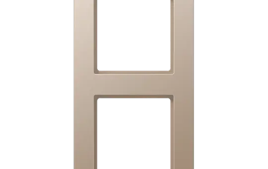 JUNG AF582BFCH Abdeckrahmen A flow 2-fach | champagner