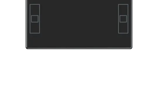 JUNG A409N Taste Serie A/AS mit neutralem Symbol