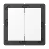 JUNG FOHA595WWM Funk-Wandsender FoH Serie A 4-fach | schneeweiß matt