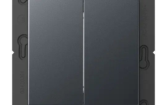 JUNG FOHA595ANM Funk-Wandsender FoH Serie AS/A 4-fach | anthrazit matt