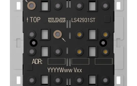 JUNG LS 4293 1ST KNX Tastsensor-Modul F40 Serie LS 3-fach, universal