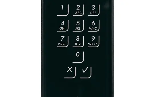 EKEY 101679 Dekorelement integra Glas Keypad | anthrazit
