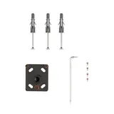 EKEY 200015 Montageplatte mit Klebefolie Schrauben