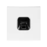 EKEY 204716 Fingerprint-Set sLine für Gira 106 Verkehrsweiß | schwarz