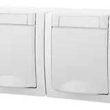 PANASONIC 90591188-DE AP-Steckdose Pacific 2-fach, waagerecht | weiß