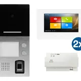 HHG Villa AP Set 2 FP AP-Außenstation-Set 2 Familien, Fingerprint