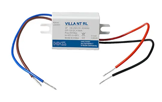 HHG Villa NT RL UP-Netzteil 230 V AC, 12 V DC Ausgang für Villa RL