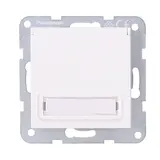 PANASONIC WDTT03202WH-EU1 SCHUKO Steckdose Plus 55 1-fach, Klappdeckel, beschriftbar | reinweß