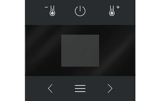 BUSCH-JAEGER 1794 MDRT-885 RTR-Abdeckung Future für RTR mit Display/Bluetooth | schwarz matt