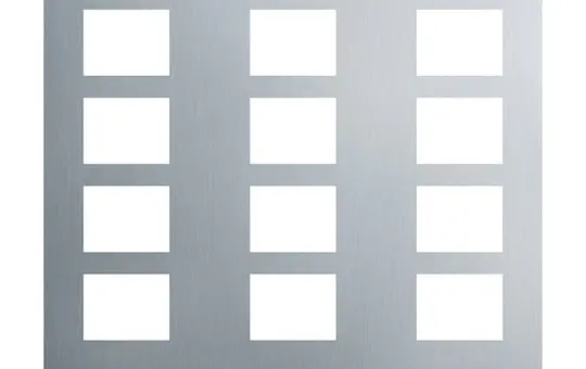 BUSCH-JAEGER 413912CF-B-03 Frontplatte Audio Welcome Gr. 3/4 | anthrazit