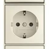 BUSCH-JAEGER 2601/6/20/2 EAPBJ-522 AP-Kombination Balance SI 2-fach, Aus-/Wechselschaltung, Berührungsschutz | weiß