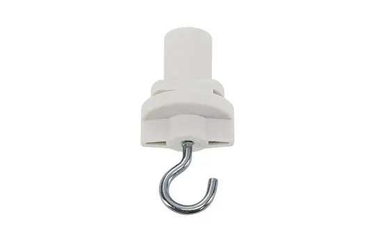 SLV 1001393 S-TRACK Haken Standard | verkehrsweiß