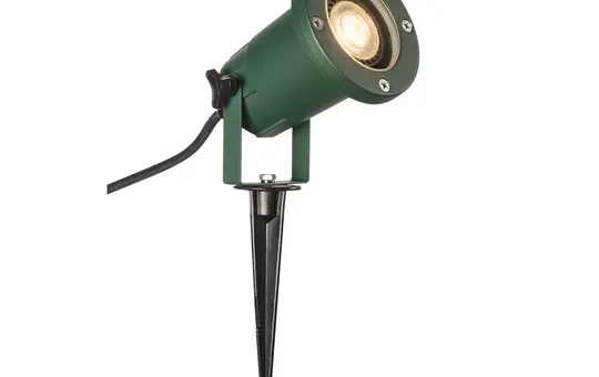 SLV 1001965 Outdoor Spießleuchte BIG NAUTILUS QPAR51, IP65, max. 11 W | grün