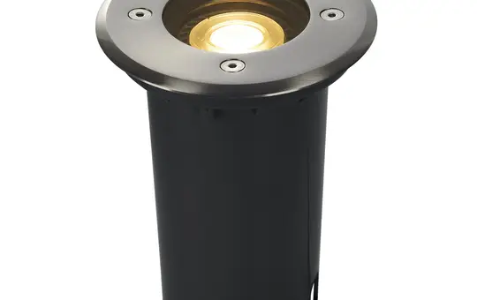 SLV 227680 Outdoor LED-Bodeneinbauleuchte SOLASTO GU10, 51 mm, IP67, rund, max. 6 W | edelstahl