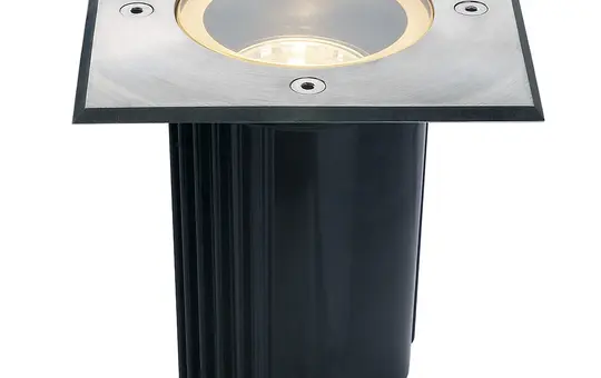 SLV 229324 Outdoor Bodeneinbaustrahler DASAR 115 QPAR51, IP67, eckig, max. 35 W | edelstahl