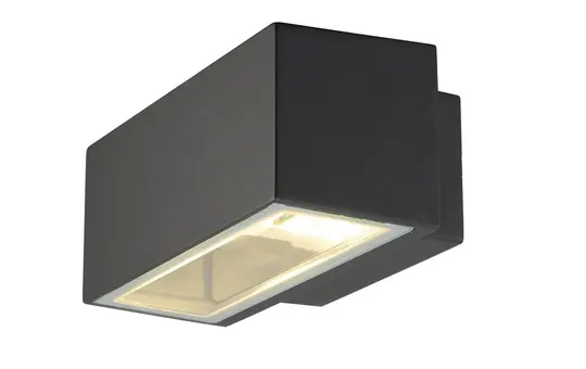 SLV 232485 Outdoor Wandleuchte BOX UP/DOWN QT-DE12, IP44, eckig, max. 80 W | anthrazit