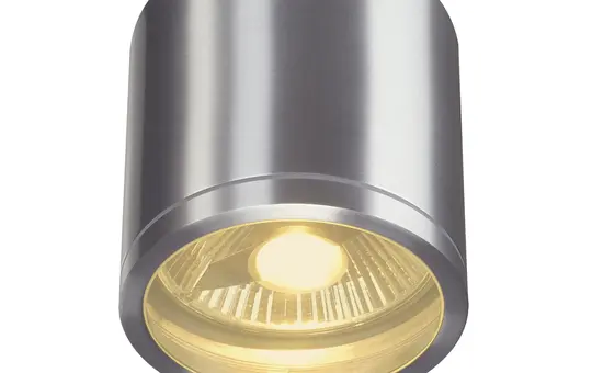 SLV 1000332 Outdoor Deckenleuchte ROX QPAR11, max. 50 W, IP44 | aluminium gebürstet